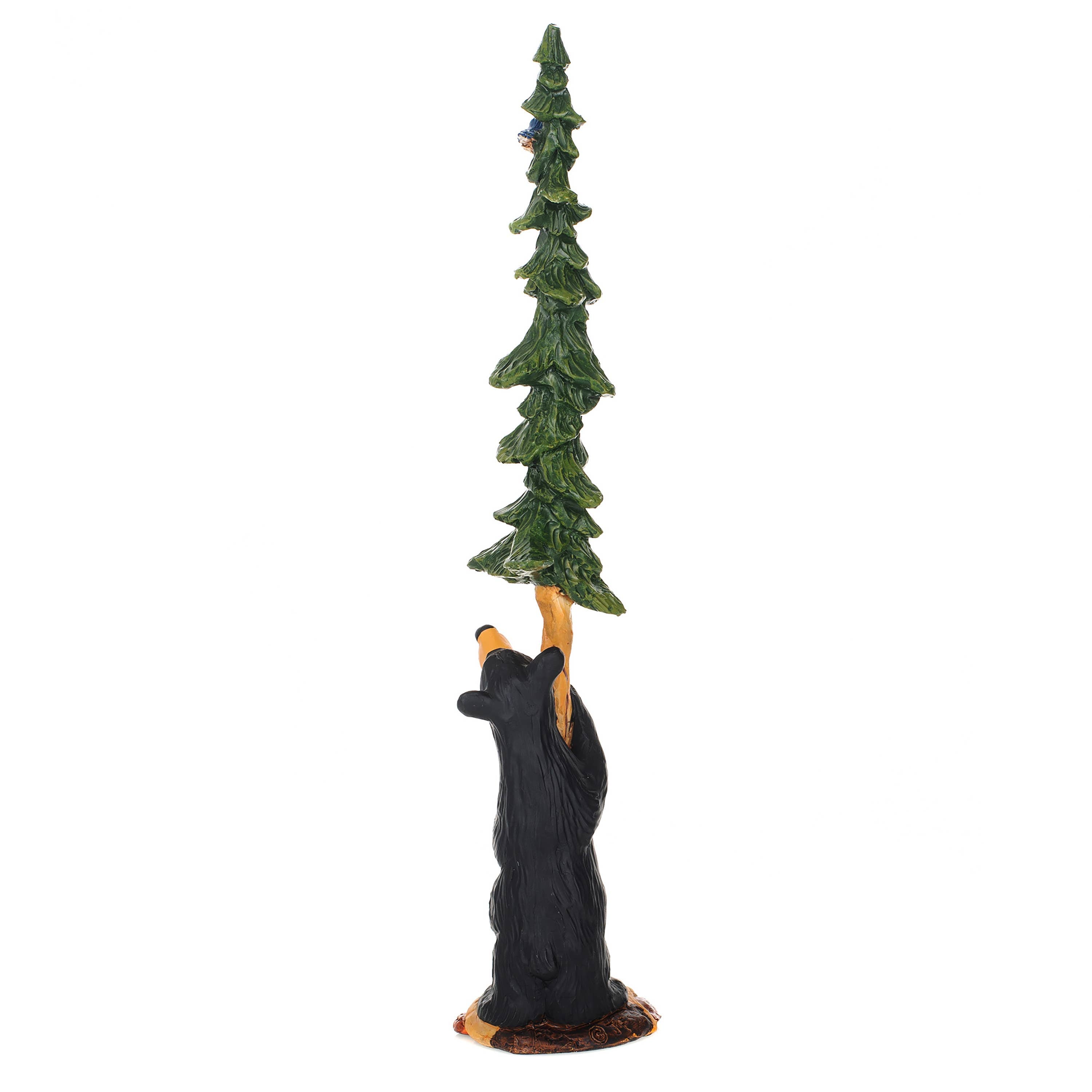 Bluebird and Bear with Tree Figurine